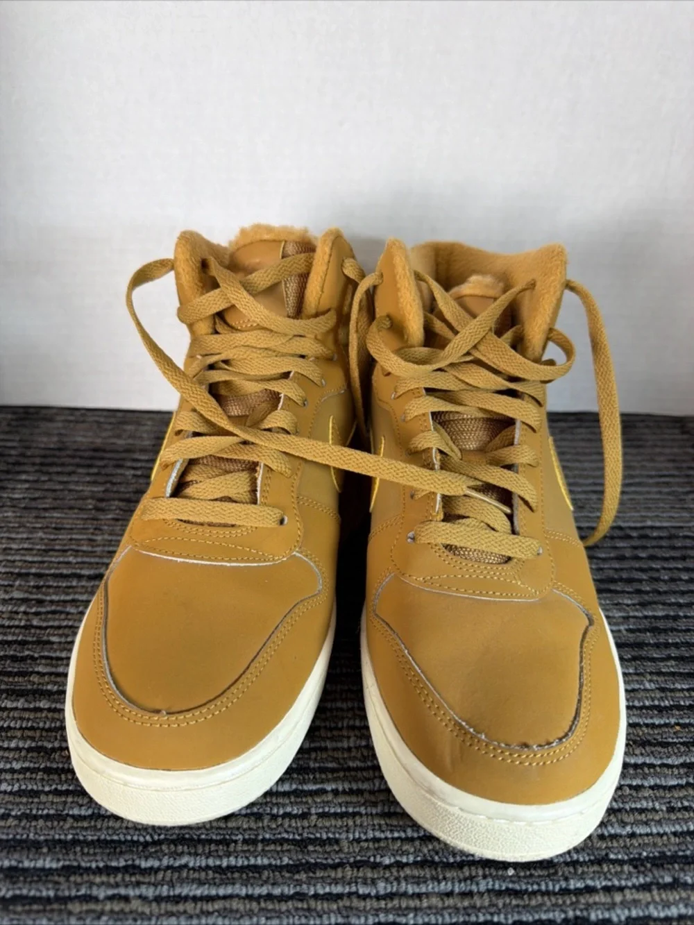 Nike Women's Ebernon Mid SE Wheat/Sail Sneakers AV2478-700 - Size 8.5 - Picture 4 of 11